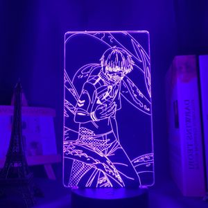 Lampe 3D LED kaneki ken blesse Tokyo Ghoul