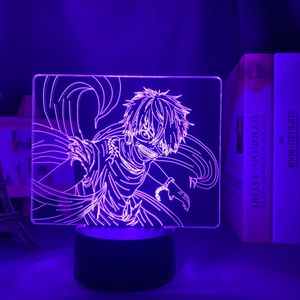 Image Lampe led 3D kaneki ken combat en 3D Lampe Lampe Tokyo Ghoul