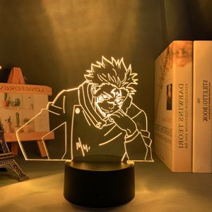 Image Lampe led yuji itadori mode sukuna en 3D Lampe Jujutsu Kaisen