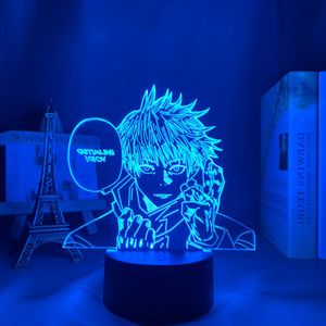 Lampe LED 3D satoru gojo unlimited Jujutsu Kaisen