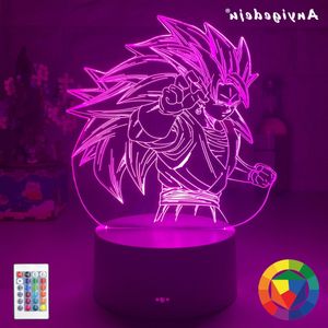 Image Lampe Goku super saiyan 3 kakarot en 3D Arc majin boo Lampe Dragon Ball
