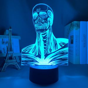 Image Lampe Titan Colossal en 3D Lampe Attaque des titans