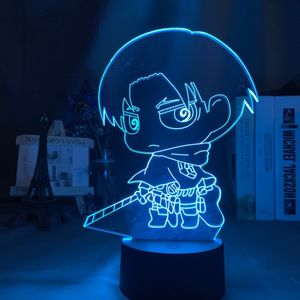 Image Lampe pop Eren Jager en 3D Lampe Attaque des titans