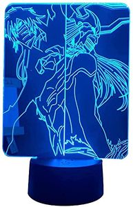 Lampe Ichigo kurosaki en hollow et getsuga tensho LED 3D