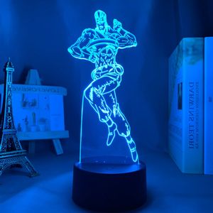 Image Lampe 3D jean pierre polnareff en 3D Lampe JoJo's Bizarre